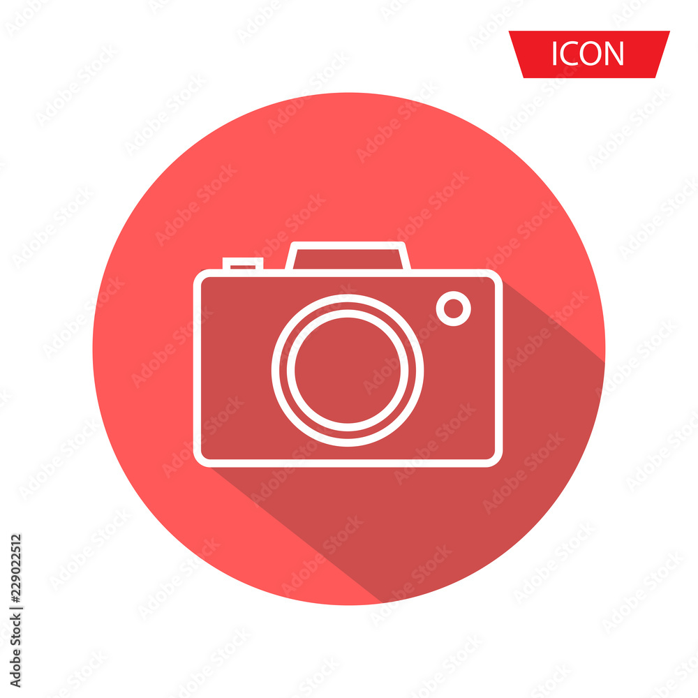 Camera lens icon vector, Photography symbol sign, camera icon vector isolated on background. Camera lens icon vector, Photography symbol sign, camera icon vector isolated on background.