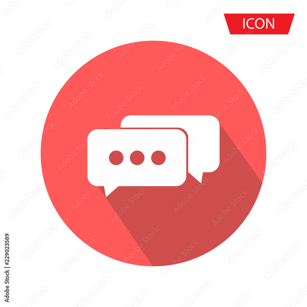 Chat icon vector, Conversation symbols isolated on background. Chat icon vector, Conversation symbols isolated on background.
