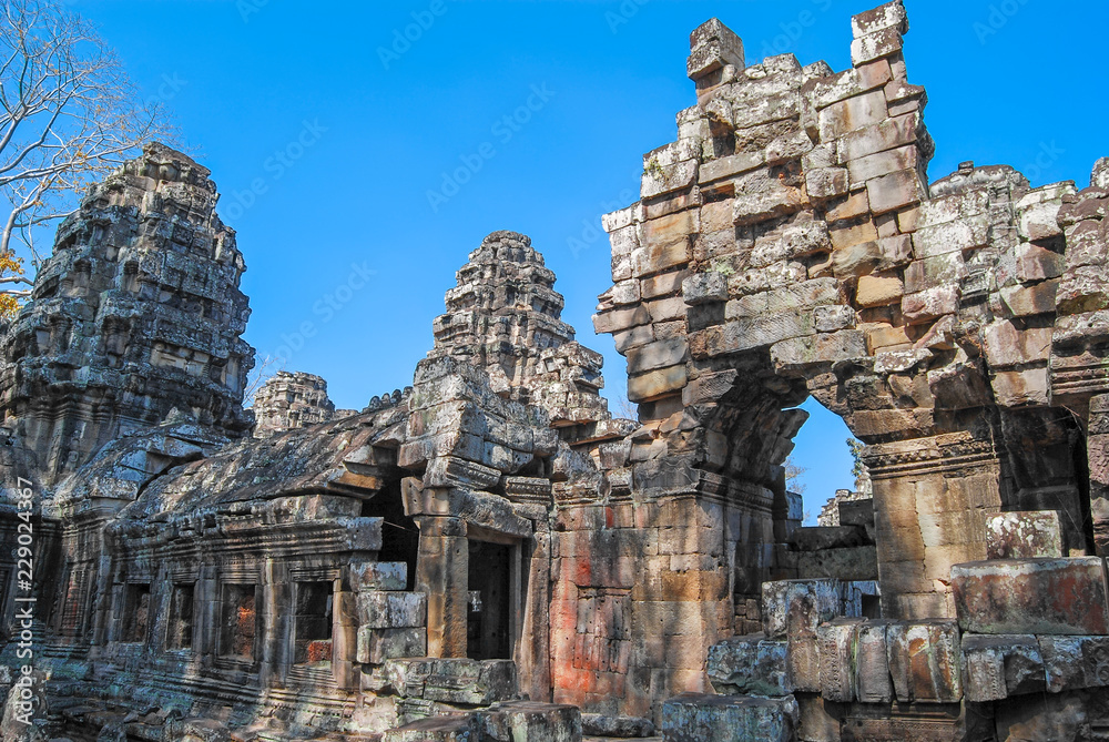Φωτογραφία The ruins of the Banteay Kdei temple. Angkor Thom. Cambodia