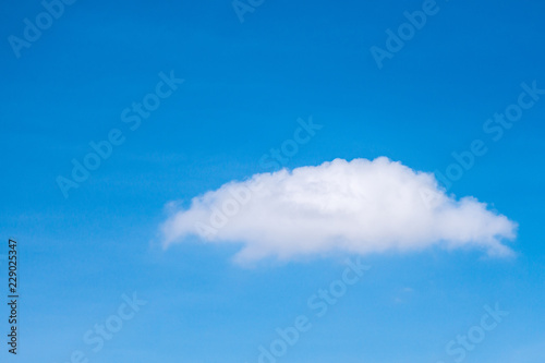 blue sky with cloud