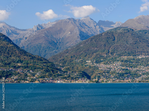 Dongo village on Como lake, Italy
