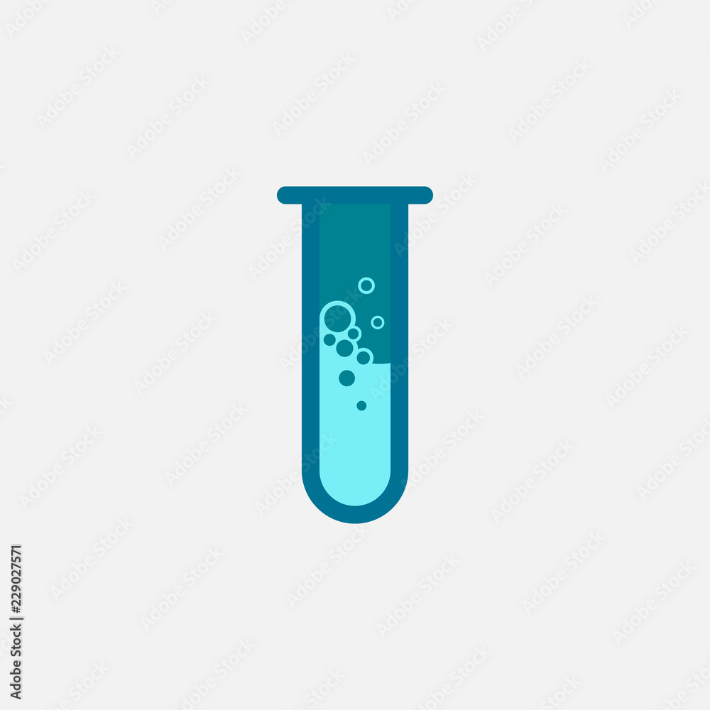 laboratory - tube icon isolated on white background. Vector illustration. laboratory - tube icon isolated on white background. Vector illustration.