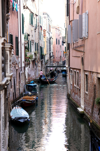 narrow canal in Venice