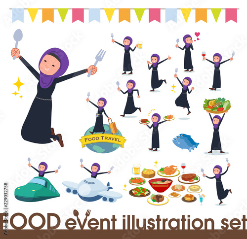 flat type Arab women_food festival