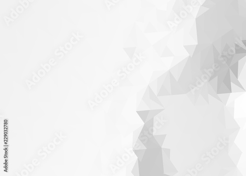 abstract light-gray background with triangles