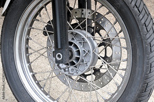 detail view, modern tire