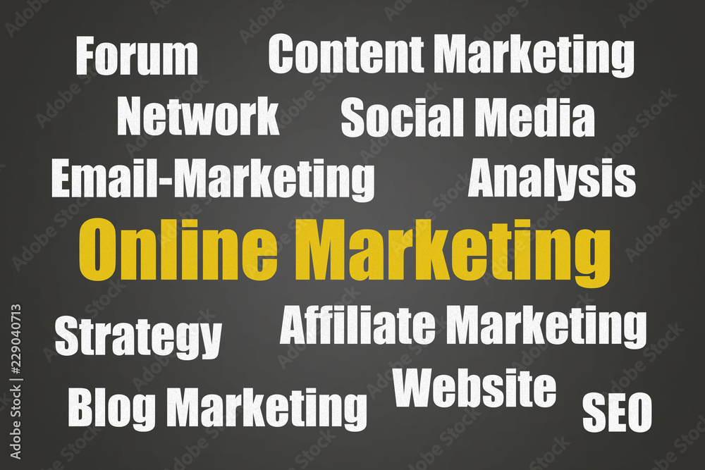 Online-Marketing - Wordcloud