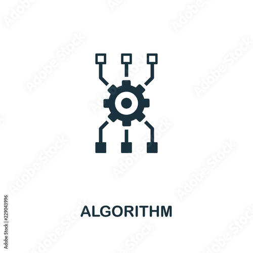 Algorithm icon. Premium style design from artificial intelligence icon collection. UI and UX. Pixel perfect algorithm icon. For web design, apps, software, print usage.