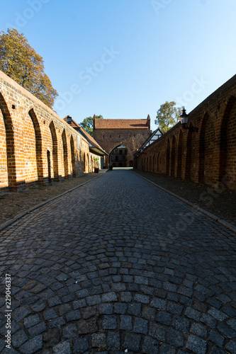 Obraz na płótnie Stadtmauer Neubrandenburg w salonie