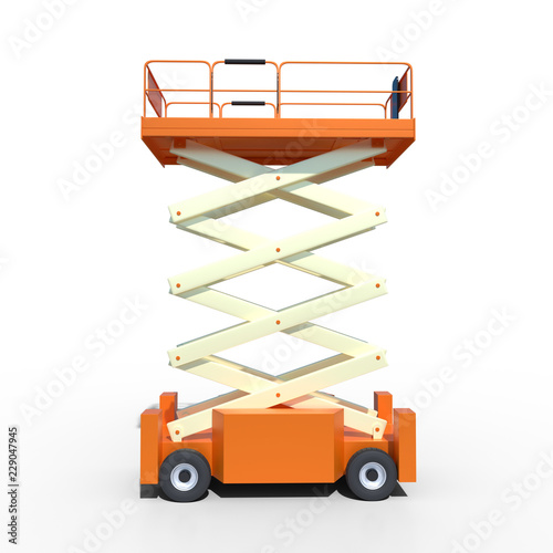 Scissor Lift for Safe Lifting in a Warehouse