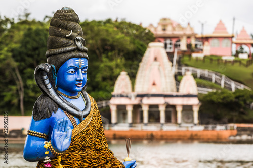 Canvastavla Statue of an indian (hindu, buddhist) divinity: Shiva in a hindu temple (Grand B