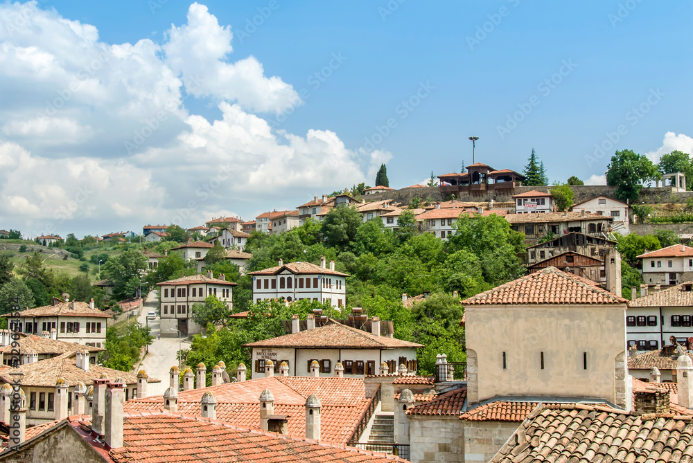 Karabuk, Turkey, 21 May 2013: Historic Mansions, City View of Safranbolu