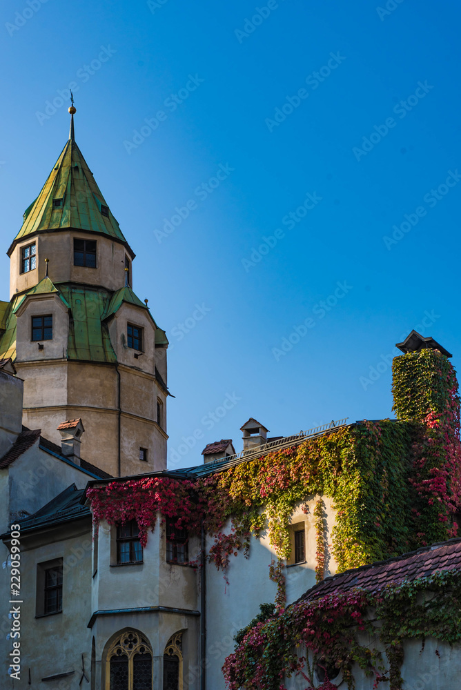 Obraz premium Burg Hasegg mit Münzerturm, Hall in Tirol