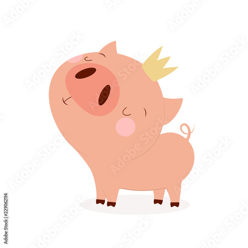 pig with crown