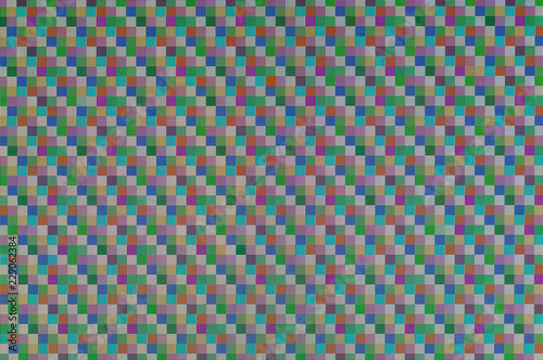 Pixel pattern of a digital glitch / Abstract squared background, pattern of a digital glitch.