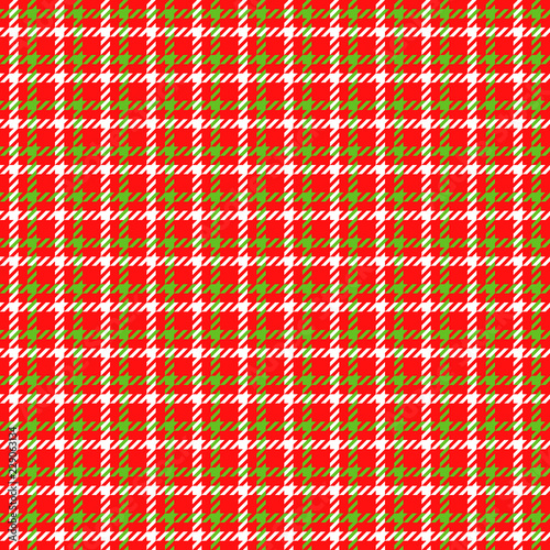 Red Green White Houndstooth...