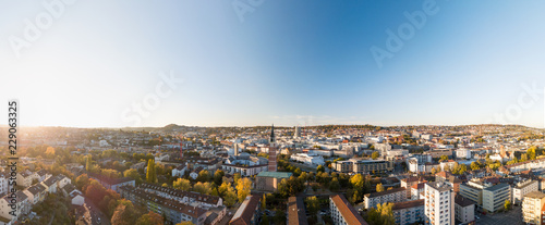 Aerial of the city of Pforzheim, Baden-Wuerttemberg (Germany) photo