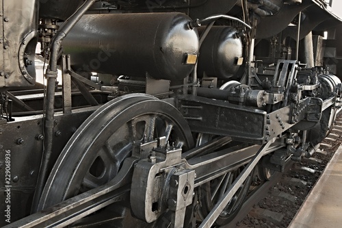 Steam Locomotive Closeup © Gudellaphoto