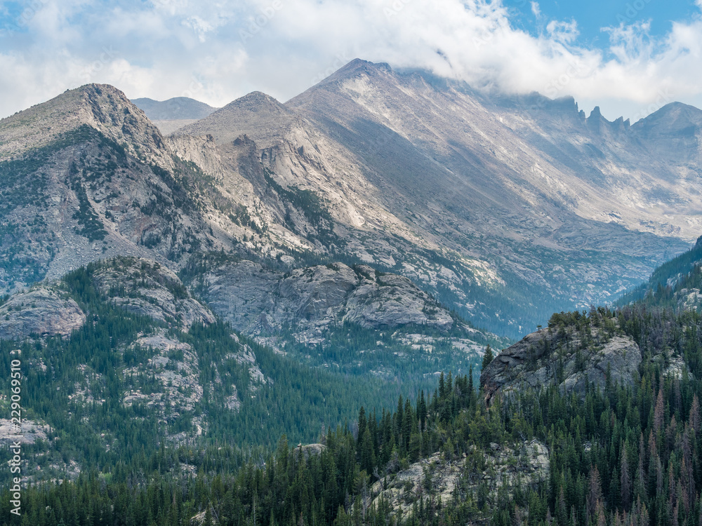 Obraz premium Inside of the Rocky Mountains