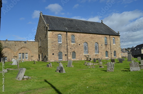 Cupar Old Parish Church, with early 15th century tower and spire of 1620 Fototapeta