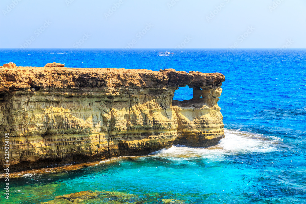 Landscape around Cape Greco near Ayia Napa, Cyprus