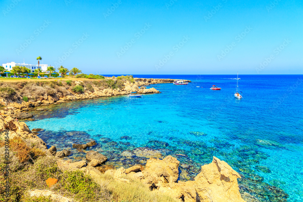 Landscape around Cape Greco near Ayia Napa, Cyprus