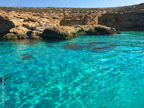 Crystal clear water background