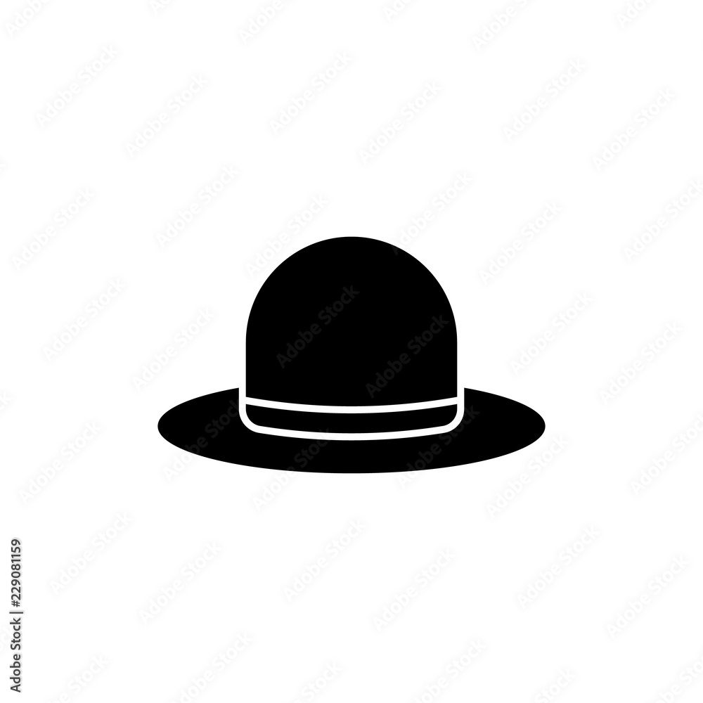 Ladies hat icon. Element of clothes and accessories. Premium quality graphic design icon. Signs and symbols collection icon for websites, web design, mobile app Ladies hat icon. Element of clothes and accessories. Premium quality graphic design icon. Signs and symbols collection icon for websites, web design, mobile app