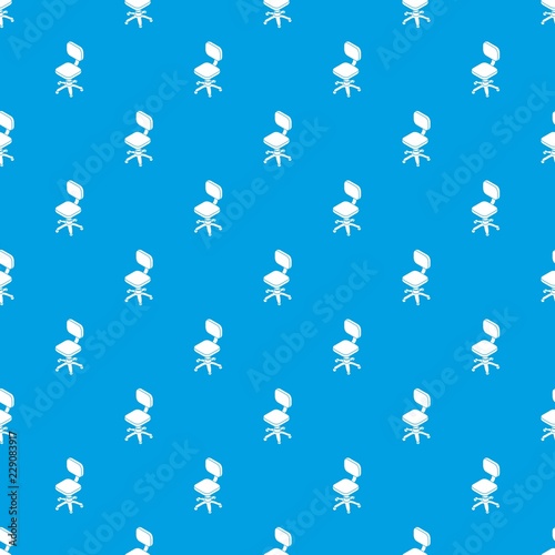 Small wheel chair pattern vector seamless blue repeat for any use