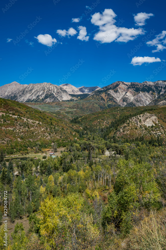 Fall colours in Crested Butte Colorado