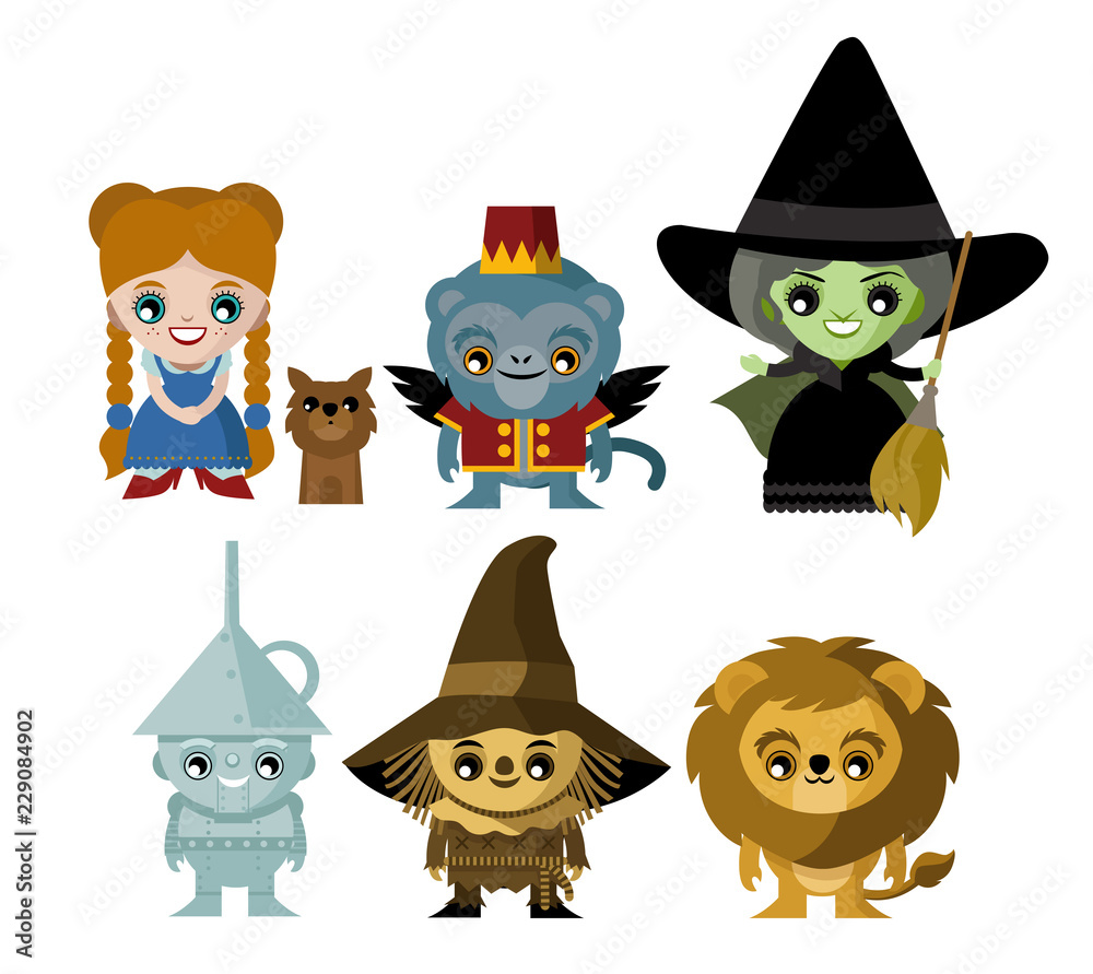 cute fairytale characters