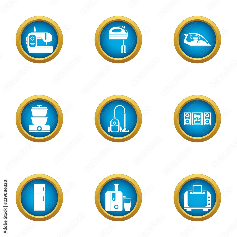 Raiment icons set. Flat set of 9 raiment vector icons for web isolated on white background Raiment icons set. Flat set of 9 raiment vector icons for web isolated on white background