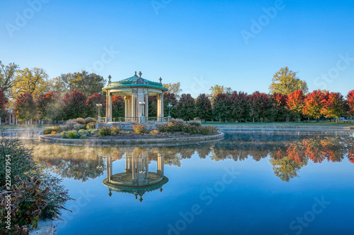 The bandstand located in Forest Park, St. Louis, Missouri. photo