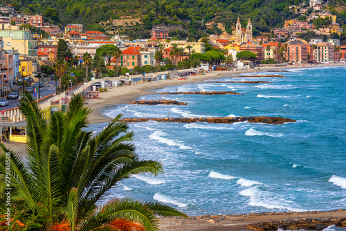 Fototapeta Naklejka Na Ścianę i Meble -  Laigueglia town on italian Riviera, Alassio, Liguria, Italy