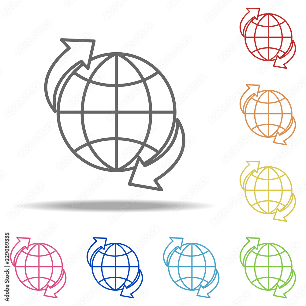 World transport icon. Elements of Global Logistics in multi color style icons. Simple icon for websites, web design, mobile app, info graphics World transport icon. Elements of Global Logistics in multi color style icons. Simple icon for websites, web design, mobile app, info graphics