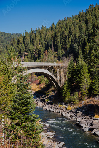 North Fork Payette River Bridge, Idaho.  The 