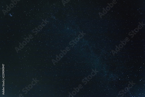 milky way with millions of stars in the sky, background, toned