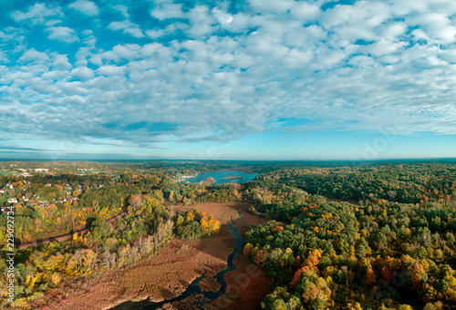 Moore Lake Fall Panoramic Majesty!