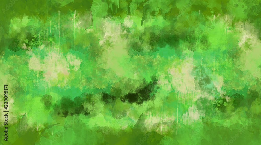 Abstract green watercolor background Abstract green watercolor background