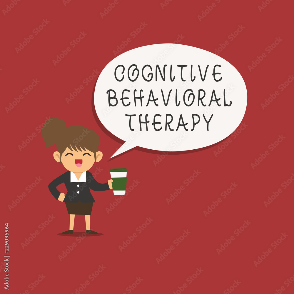 Word writing text Cognitive Behavioral Therapy. Business concept for Psychological treatment for mental disorders. Word writing text Cognitive Behavioral Therapy. Business concept for Psychological treatment for mental disorders.