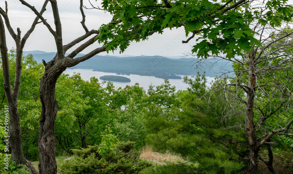This is a fun hike exploring the Shelving Rock Mountain area on the east side of Lake George. Top of Shelving Rock Mountain provides amazing views down to the lake and then explore the shoreline. 