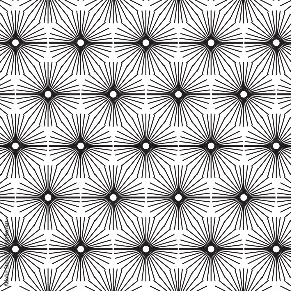 Stylish Black And White Monochrome Geometric Graphic Pattern Vector Illustration Stylish Black And White Monochrome Geometric Graphic Pattern Vector Illustration