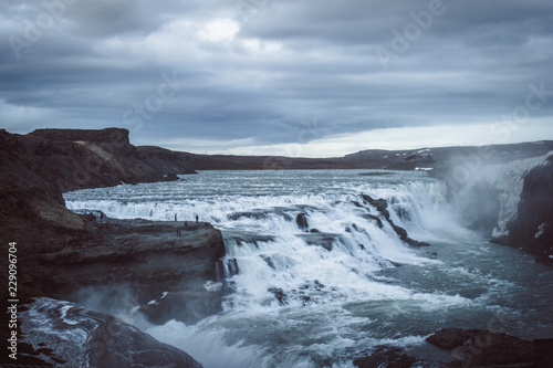  falls from the river Iceland