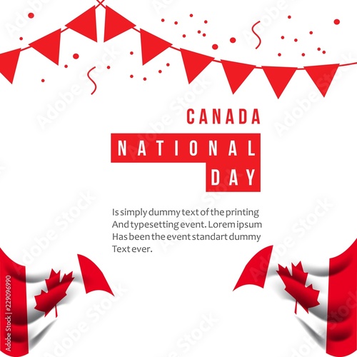 China National Day Vector Template Design Illustration