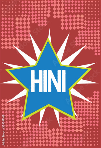 Word writing text H1N1. Business concept for Swine flu Respiratory disease most common caused by influenza viruses.