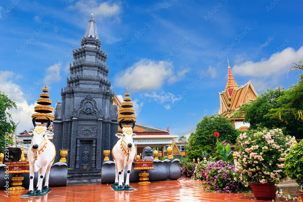 Naklejka premium Wat Preah Prohm Roth in Siem Reap, Cambodia