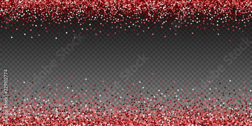 Red gold glitter luxury sparkling confetti. Scatte
