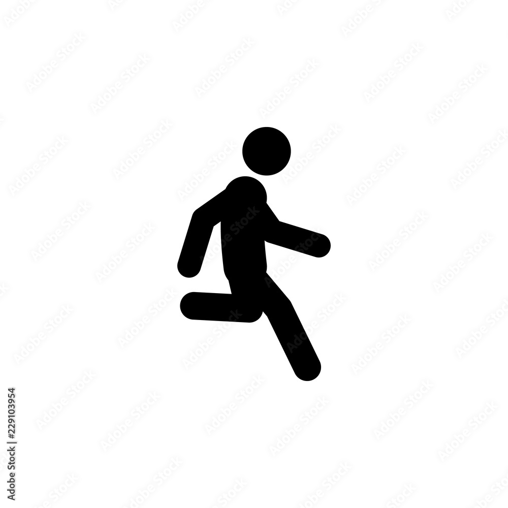run, man icon. Element of walking and running people icon for mobile concept and web apps. Detailed run, man icon can be used for web and mobile