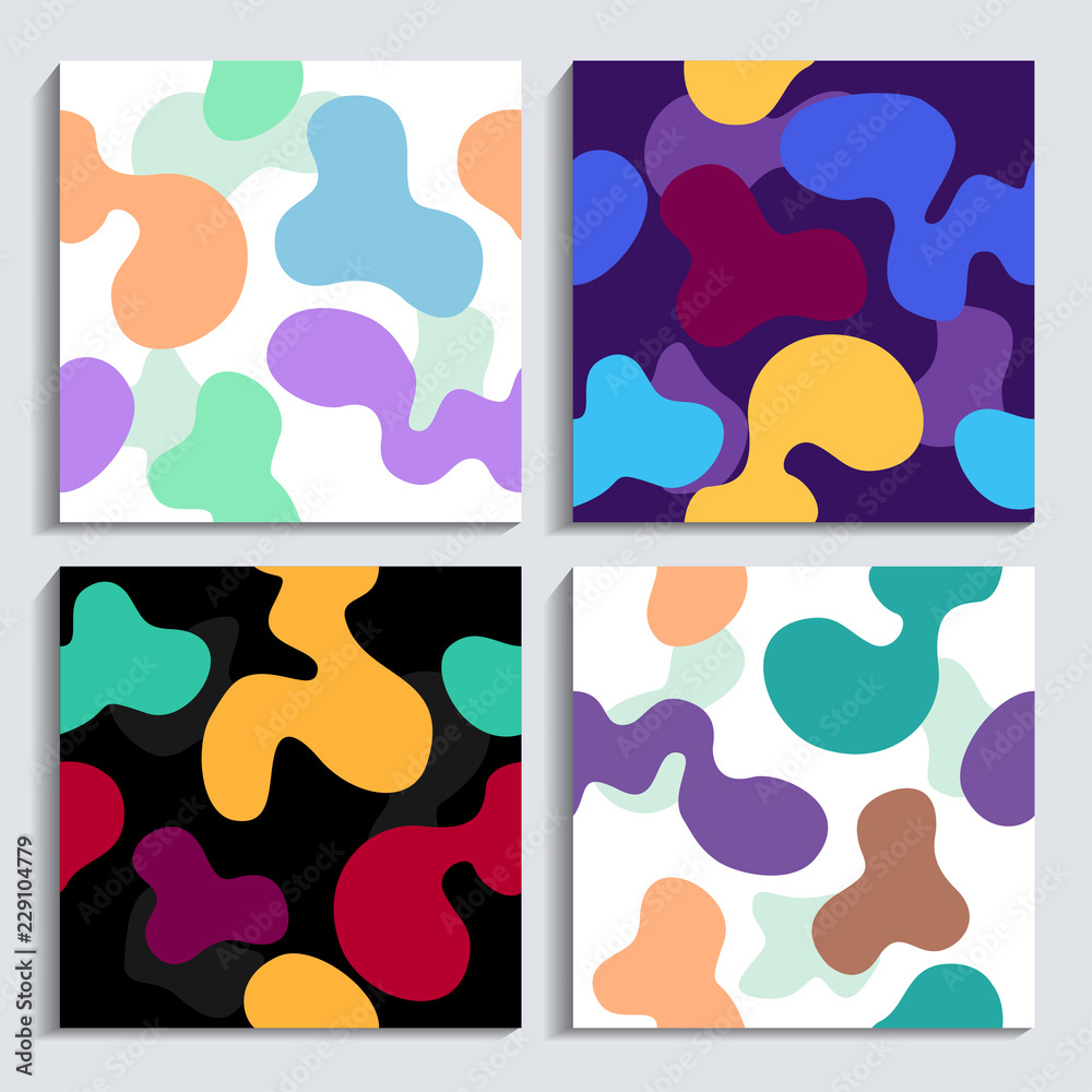 Abstract pattern collection. Abstract pattern collection.