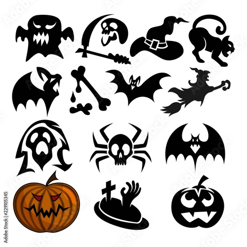 Halloween attribute package, a spooky Halloween attribute package for halloween attributes
